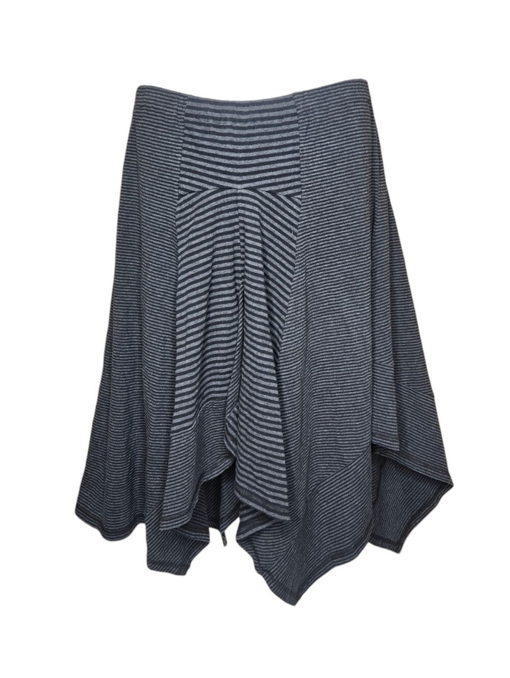 MOYURU Lagenlook Jfashion stripe asymmetrical art to wear skirt M
